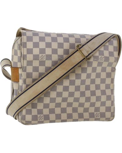 Louis Vuitton Rift White Canvas Handbag (Pre-Owned)