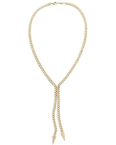 Lana Jewelry 14k Lariat Necklace - Metallic