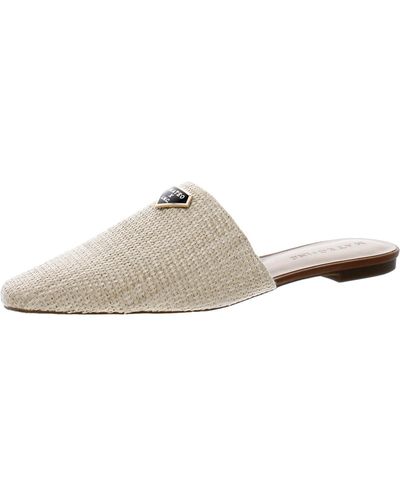 INC The Negril Flats Woven Slip On Slip On Shoes - White
