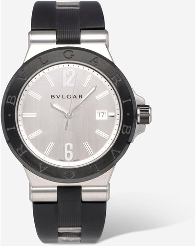 BVLGARI Solotempo Stainless Steel Automatic Watch - Metallic