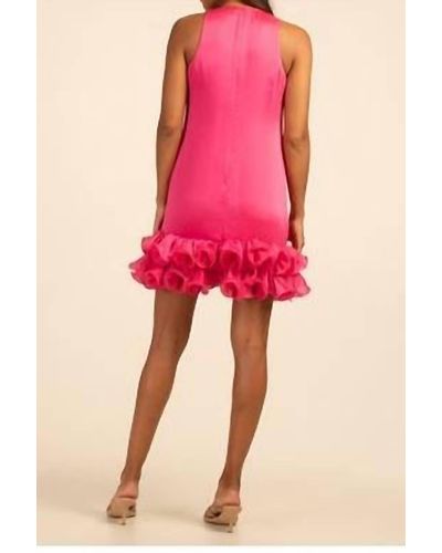 Trina Turk Feather Dress - Pink