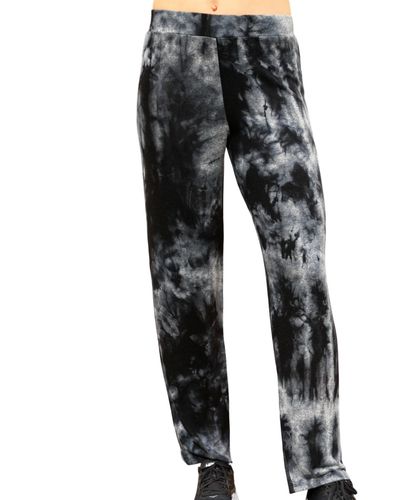 French Kyss Marble Wash Lounge Pant - Black