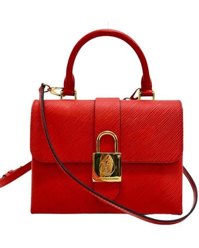 Louis Vuitton Locky Bb Leather Shoulder Bag (pre-owned) - Red