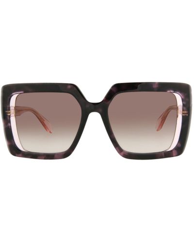 Just Cavalli Sqaure-frame Acetate Sunglasses - Brown