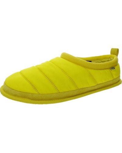 UGG Tasman Lta Faux Fur Thinsulate Loafer Slippers - Yellow