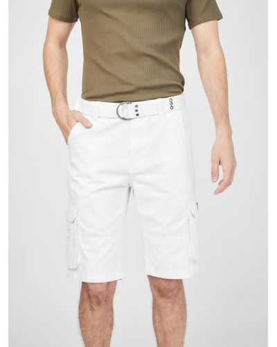 Guess Factory Karl Cargo Shorts - White