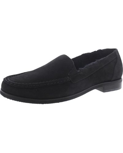 Walking Cradles Waverly Leather Slip On Loafers - Black