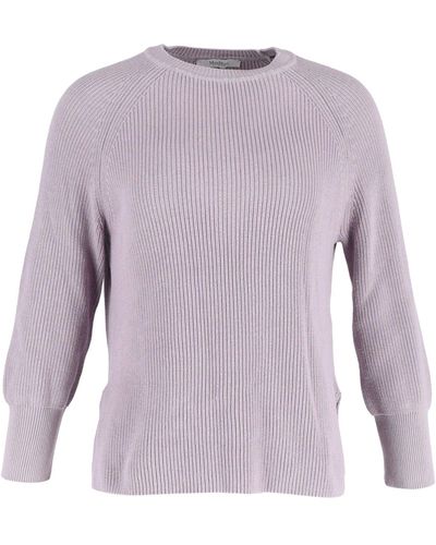 Max Mara Ribbed Crewneck Sweater - Purple
