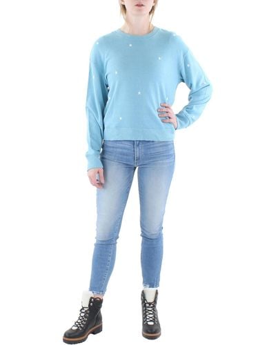 Rails Ramona Star Embroidered Sweatshirt - Blue