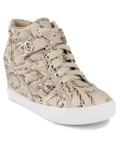 Juicy Couture Journey Lace-up Casual And Fashion Sneakers - Natural