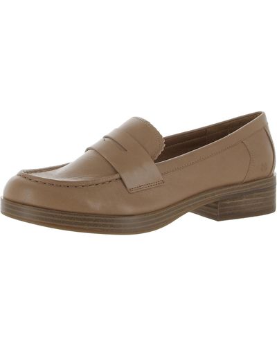 Lucky Brand Floriss Comfort Insole Heel Loafers - Brown