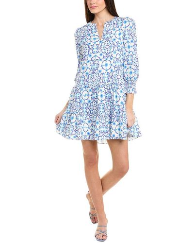 Sail to Sable Flutter Sleeve Flare Dress in Medallion Print – THE