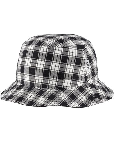 A.P.C. Mark Bucket Hat - Gray