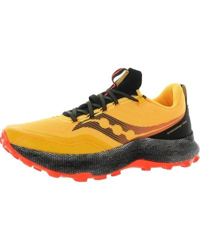 Saucony Endorphin Trail Lugged Sole Mid-top Hiking Shoes - Orange