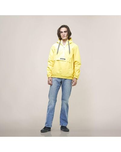 Members Only Solid Pullover Jacket - Yellow