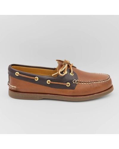 Sperry Top-Sider Gold A/o 2 Eye Boat Shoe - Brown