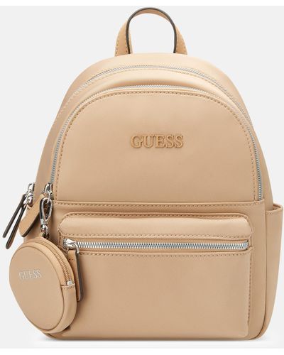 Guess Factory Benfield Nylon Backpack - Natural