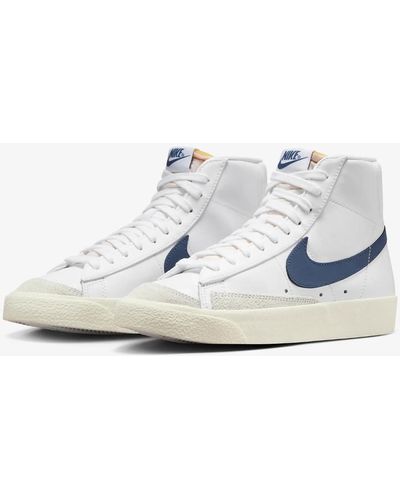 Nike Blazer Mid '77 Cz1055-125 Diffused Blue Sneaker Shoes Moo173 - White