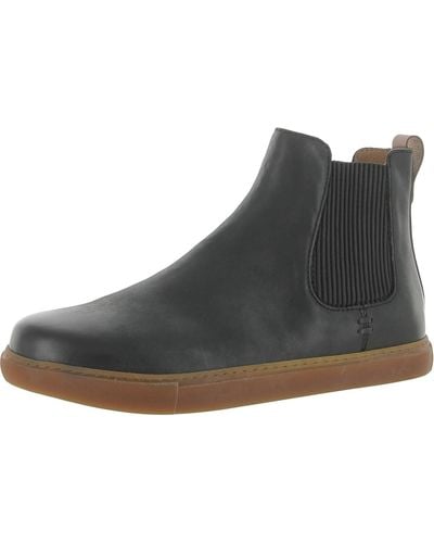 Gentle Souls Nyle Leather Pull On Chelsea Boots - Gray