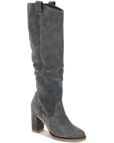 Dolce Vita Sarie Suede Tall Knee-high Boots - Brown
