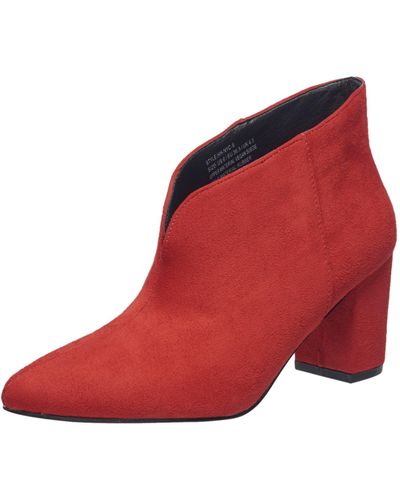 H Halston Nyc Bootie - Red