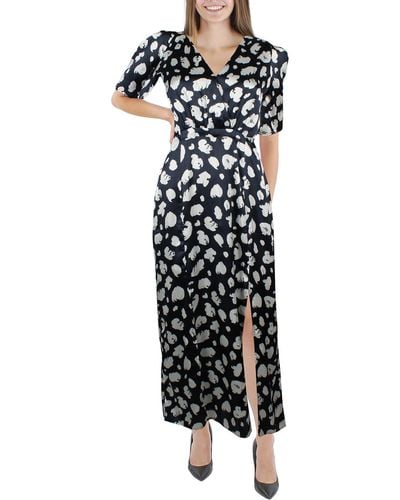 French Connection Aimee Printed Long Maxi Dress - White