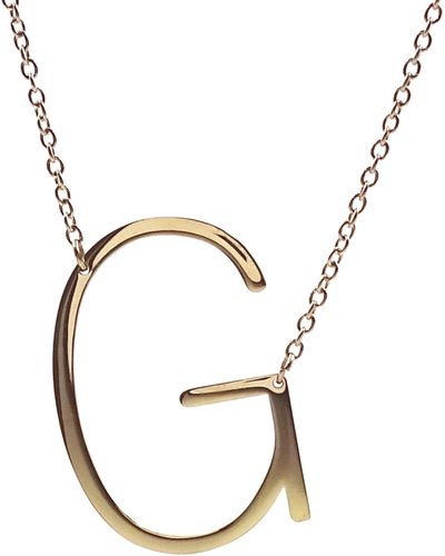 Savvy Cie Jewels 1" 18 Gold Plated Neclace - Metallic