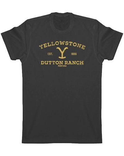 Sub_Urban Riot Yellowstone Dutton Ranch Tee - Black
