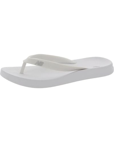 New Balance 24v1 Slip-on Thong Flip-flops - White