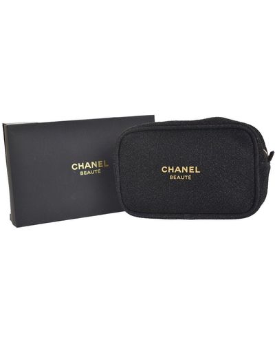 Chanel Canvas Clutch Bag (pre-owned) - Blue