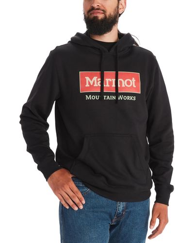Marmot Sweatshirt Activewear Hoodie - Gray