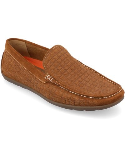 Thomas & Vine Newman Moc Toe Driving Loafer - Brown