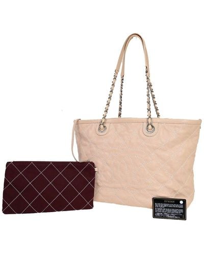 Chanel Matelassé Leather Shoulder Bag (pre-owned) - Pink