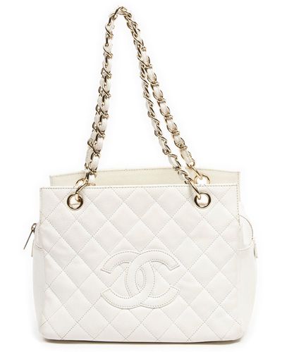 Chanel Petite Timeless Tote - White