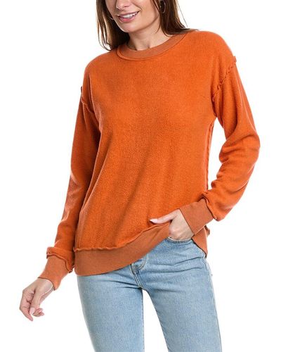 Michael Stars Piper Sweatshirt - Orange