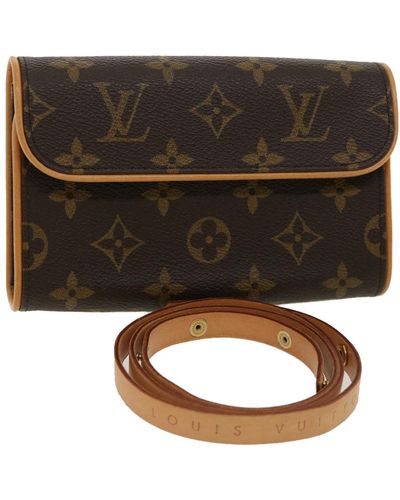 Louis Vuitton Pochette Gange Canvas Clutch Bag (pre-owned) in