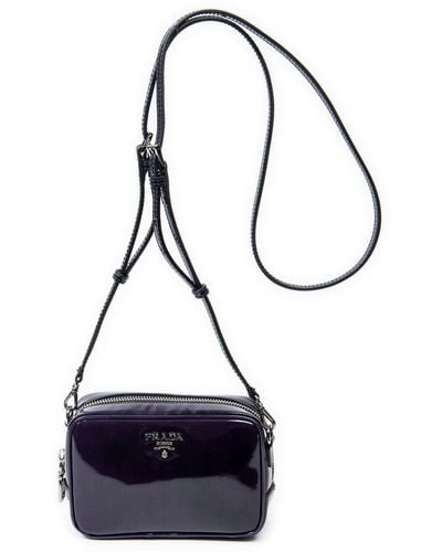 Prada Saffiano Pattina Flap Bag - Black Crossbody Bags, Handbags -  PRA869930
