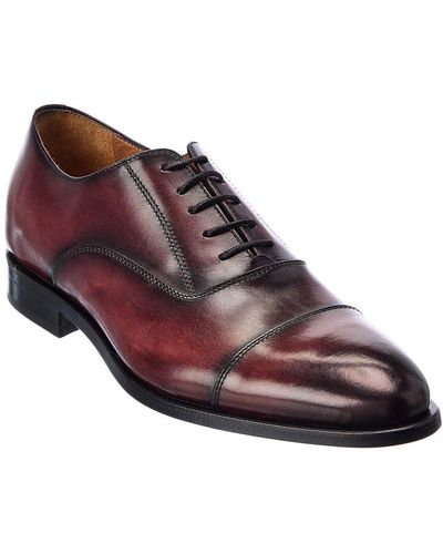 Antonio Maurizi Cap Toe Leather Oxford - Brown