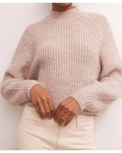 Z Supply Desmond Pullover Sweater - Pink