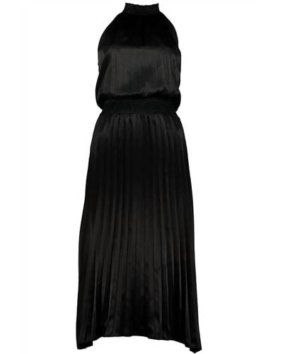 Bishop + Young Sari Halter Dress - Black