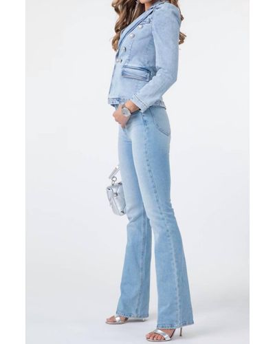 SPRWMN Micro Flare Jeans - Blue