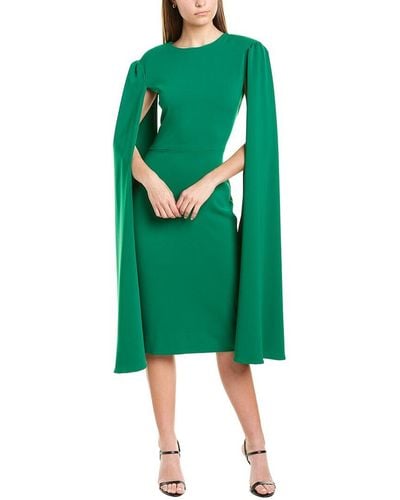 Issue New York Cape Midi Dress - Green