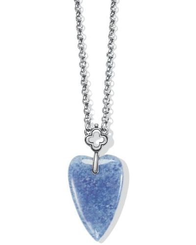 Brighton Toledo With Love Quartz Necklace - Blue