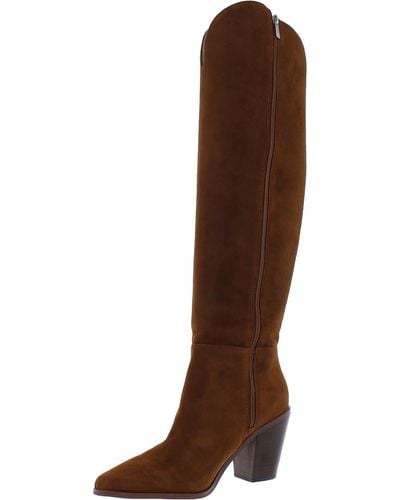 Jessica Simpson Ravyn Suede Zipper Over-the-knee Boots - Red