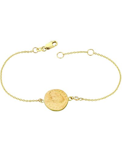 Ariana Rabbani Coin & Diamond Bracelet Gold - Black