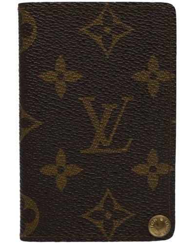 Louis Vuitton Porte Carte Crédit Pression Canvas Wallet (pre-owned) - Black