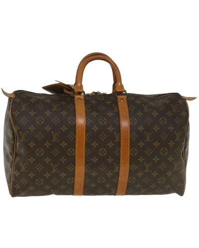 Louis Vuitton Keepall 45 Canvas Travel Bag (pre-owned) - Brown