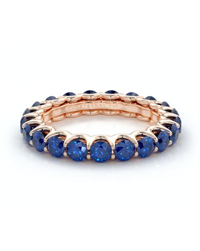 The Eternal Fit Sapphire Eternity Ring - Blue