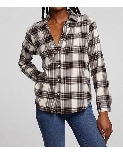 Chaser Brand Jackson Button Down - Gray