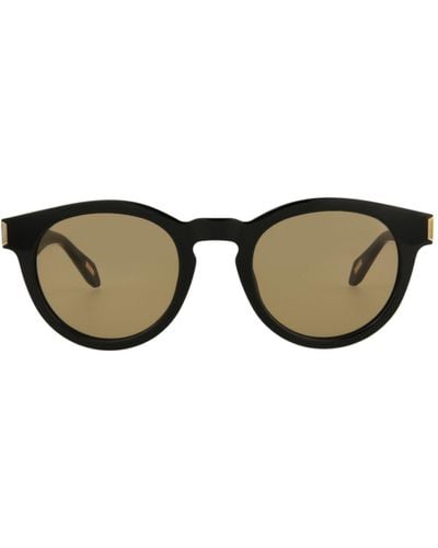 Just Cavalli Round-frame Acetate Sunglasses - Brown
